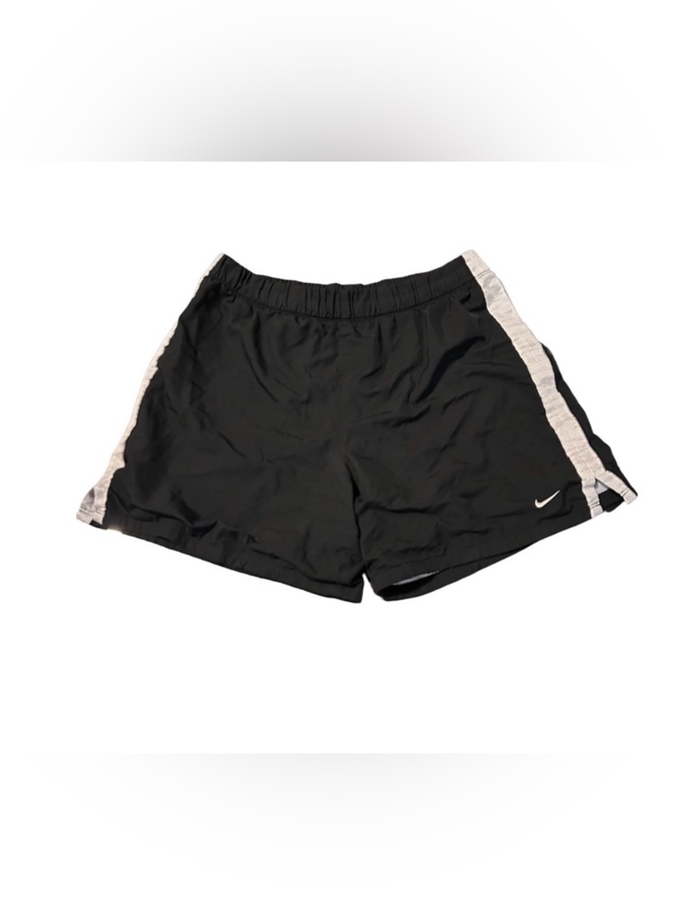 Nike Women's Black and White Classic Athletic Shorts Size M